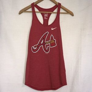 NIKE Atlanta Braves racer back tank top